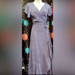 💙 FLORAL (True) WRAP DRESS MAXI 💙 Beach Summer Vacation Spring Feminine